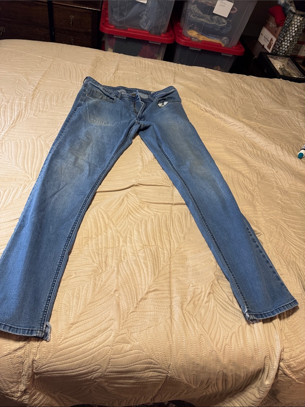 Buffalo David Bitton Axel Men's Blue Slim Fit Jeans Sz 34x34